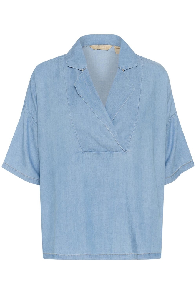 CUCITHA AURELIA BLOUSE 50111805 500027 LIGHT BLUE WASH